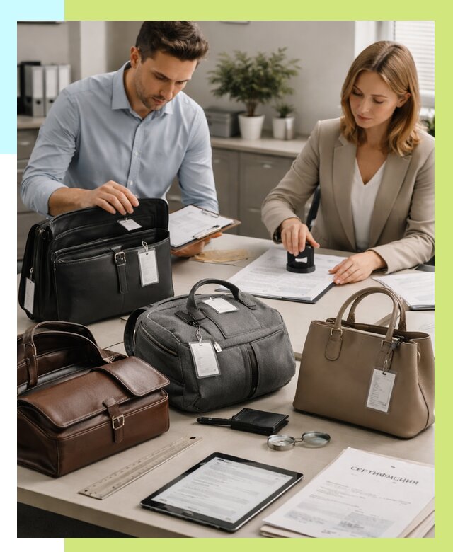 Сертификация сумок в Лабинске от 8043 руб. | Алешин-Лбк