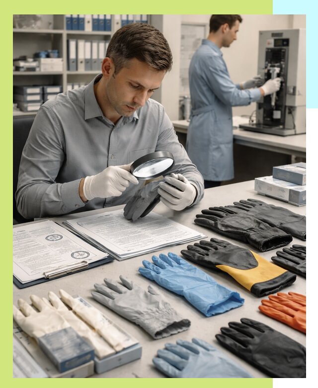 Сертификация перчаток и средств защиты продукции в Лабинске