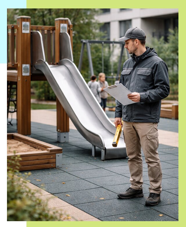 Сертификация детских площадок в Лабинске от 26810 р. | Алешин-Лбк