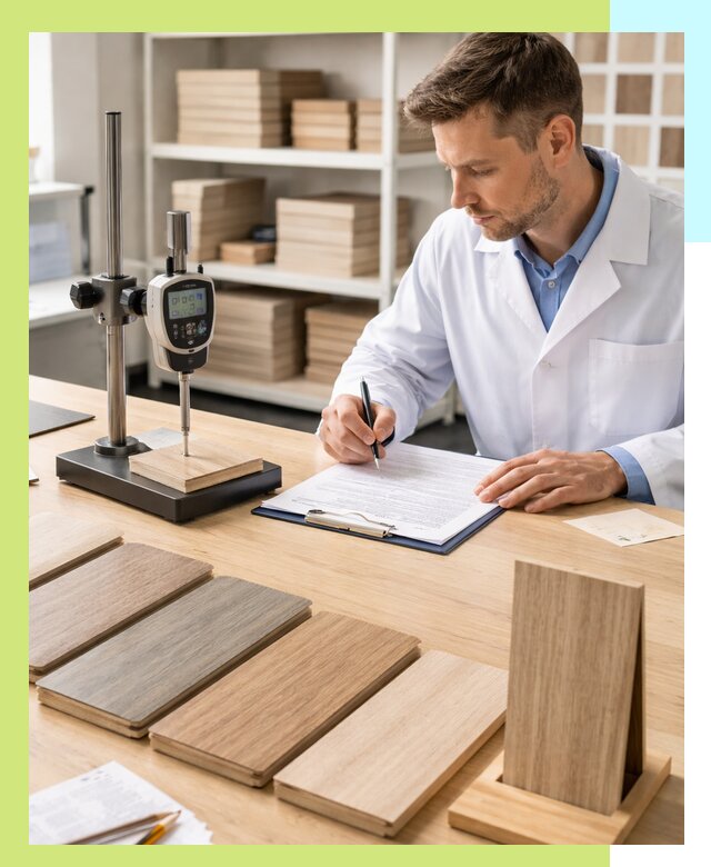 Сертификация ламината с испытаниями и оформлением документов в Лабинске