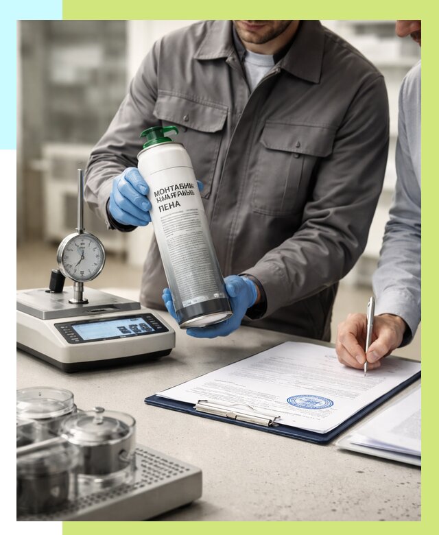 Сертификация монтажной пены в Лабинске от 16086 р. | Алешин-Лбк