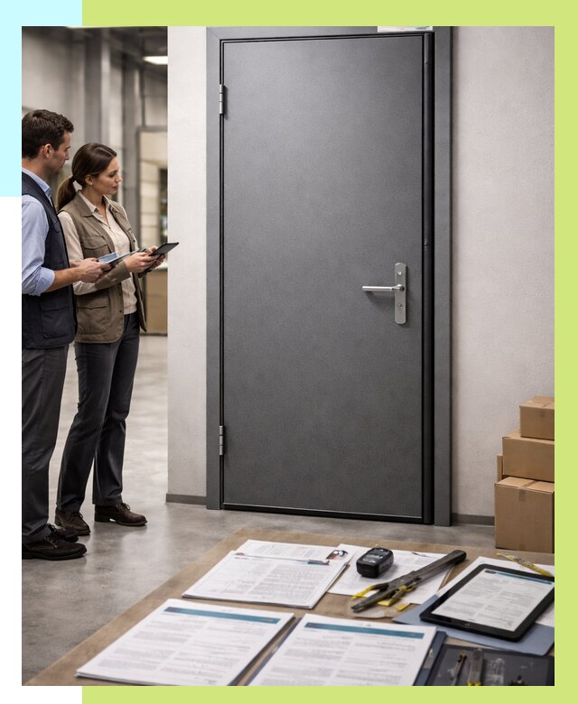 Сертификация противопожарных дверей в Лабинске от 9652 р. | Алешин-Лбк