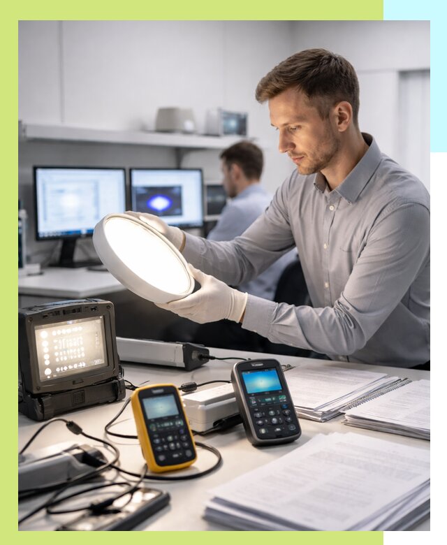 Сертификация светильников в Лабинске: испытания и оформление