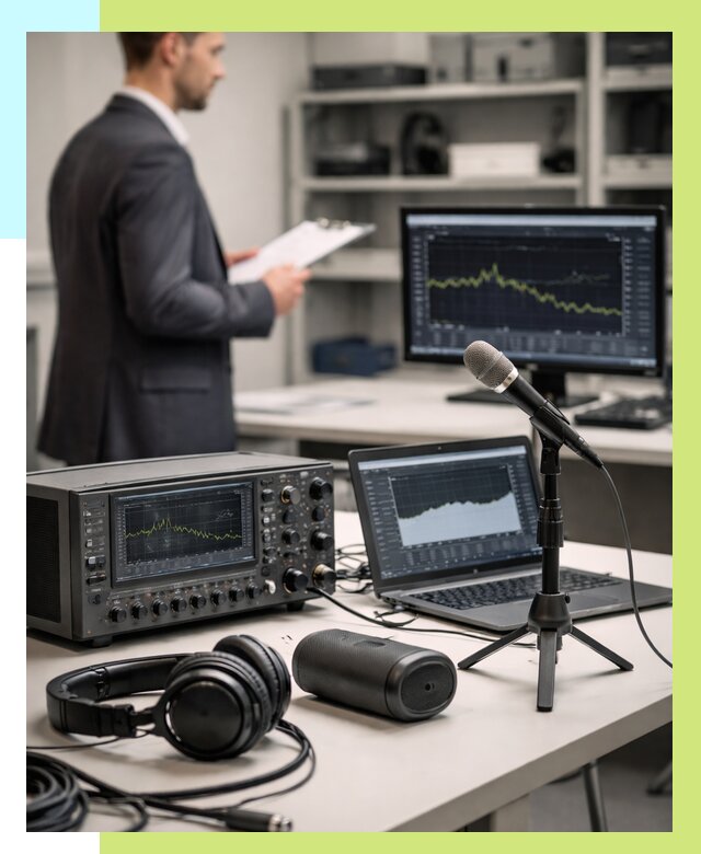 Сертификация аудиотехники в Лабинске от 16086 р., Алешин-Лбк