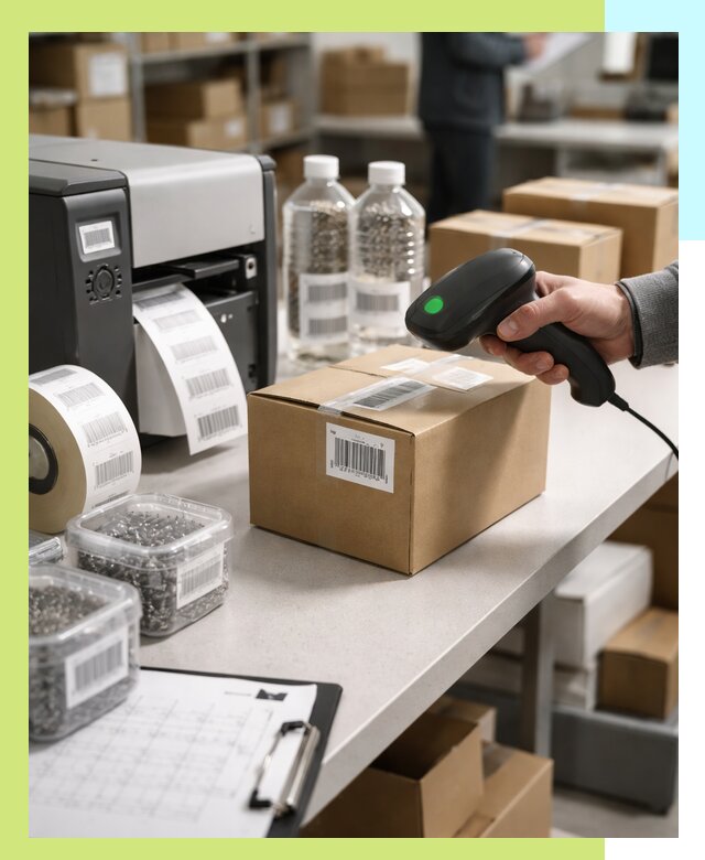 Штрихкодирование продукции и маркировка для продажи в Лабинске