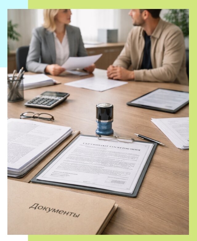 Сертификат соответствия на продукцию в Лабинске от 16086 р.|Алешин-Лбк