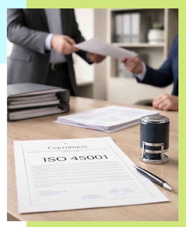 Сертификат ISO 45001 в Лабинске под ключ от 48258 р. | Алешин-Лбк