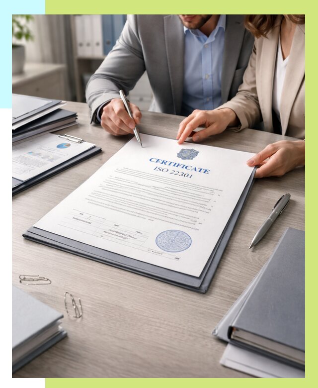 Сертификат ISO 22301 в Лабинске от 48258 р. | Алешин-Лбк срочно